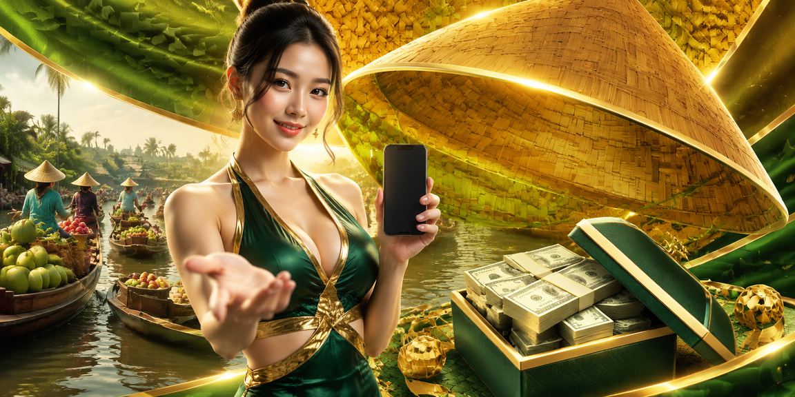 Người dùng vùng Đồng bằng sông Cửu Long đội nón lá tham gia casino và jackpot trên điện thoại