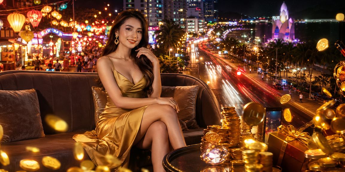 Chợ đêm Nha Trang lung linh ánh đèn, gợi nhớ không khí sôi động khi đăng nhập và trải nghiệm zb1